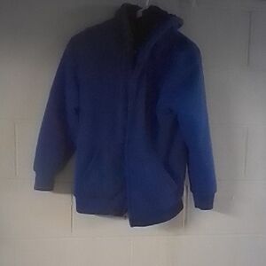 Men's Thick Well Insulated Blue Zip Up Hoodie